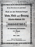Spurensuche – Annäherungen an die Redoutenmusik des Düsseldorfer Künstlervereins »Malkasten«